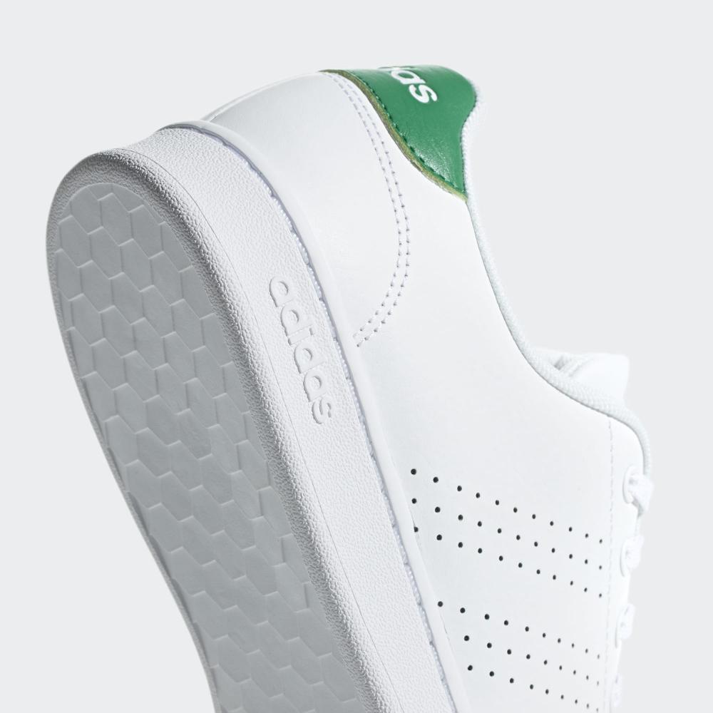 Adidas scarpa sneakers da adulto Advantage F36424 bianco-verde
