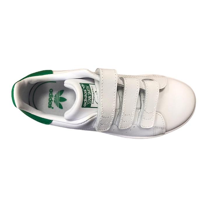 Adidas sneakers da bambino Stan Smith CF C M20607 white green