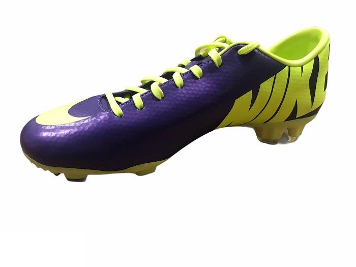 Nike scarpa da calcio da uomo Victory IV FG 555613 570 viola elettrico-giallo