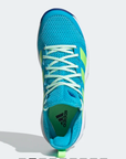 Adidas scarpa da pallavolo da ragazzo Stabil Jr FU8402 signal cyan green royal