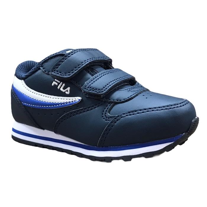 Fila sneakers da bambino Orbit Velcro Infants 1011080.22V blu-bianco