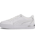 Puma scarpa sneakers da donna Skye Metallic 374797 01 bianco argento