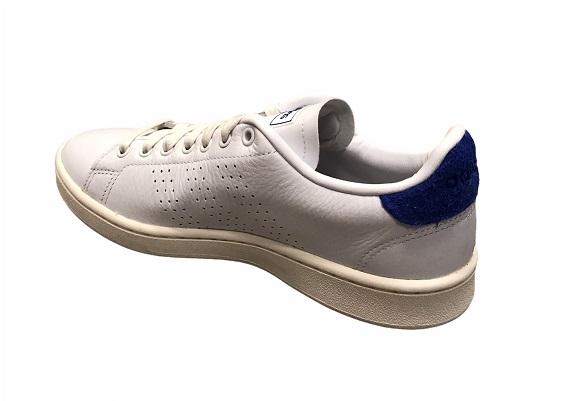 Adidas scarpa sneakers da uomo Advantage EG3775 bianco-blu