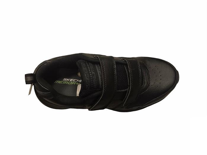 Skechers scarpa da ginnastica con strappo da uomo Haniger Casspi 58356 BBK nero