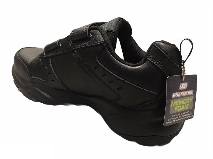 Skechers scarpa da ginnastica con strappo da uomo Haniger Casspi 58356 BBK nero