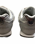Reebok scarpa sneakers con strappo da bambina Royal CL Jogging 2.0 2V Kid FW8440 argento