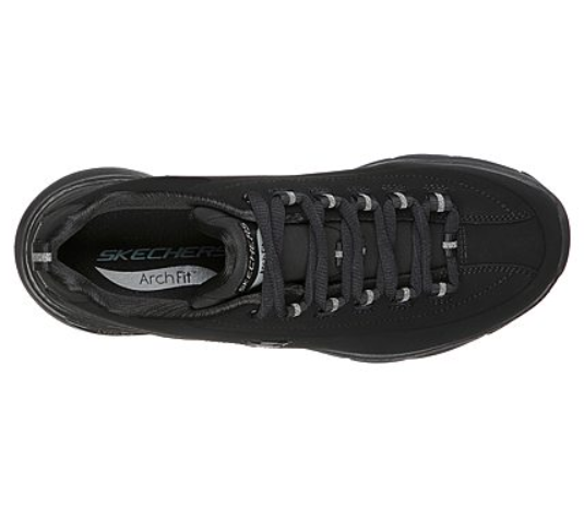 Skechers scarpa sneakers da donna Arch Fit Metro Skyline 149147 BBK nero
