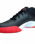 Adidas scarpa da pallacanestro da ragazzo Ownthegame K Wide EF0309 nero rosso