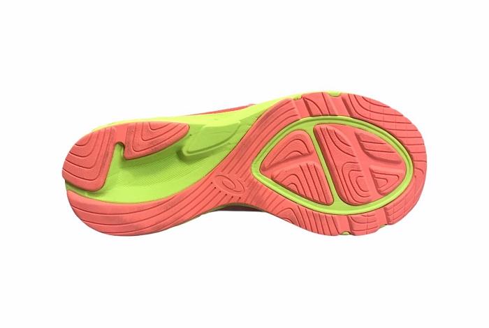 Asics scarpa da corsa da ragazza Noosa GS C711N 2030 rosa-melone-giallo