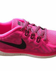 Nike scarpa da palestra da ragazza Free 5.0 GS 725114 600 pink pow-black