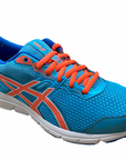 Asics scarpa da corsa da ragazzo Gel Zaraca 5 GS C635N 3906 azzurro-arancione