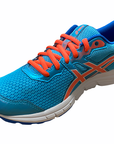 Asics scarpa da corsa da ragazzo Gel Zaraca 5 GS C635N 3906 azzurro-arancione