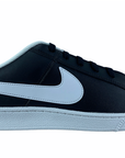 Nike scarpa sneakers da uomo Court Royale 749747 010 nero-bianco
