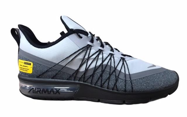 Nike scarpa sneakers da uomo Air Max Sequent 4 Utility AV3236 003 grigio