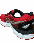 Asics scarpa da corsa per ragazzi Gel Nimbus 18 C600N 2393 rosso-argento-nero