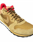 Nike scarpa sneakers da uomo alta MD Runner 2 Mid 807406 770 grano