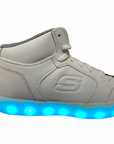 Skechers Scarpa da ragazzi con luci Energy Lights 90600L BLK bianco