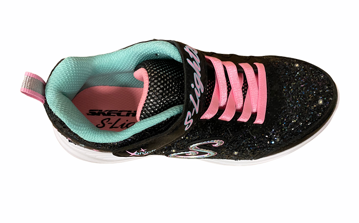 Skechers sneakers da bambina  S Lights Glitter N Glow 20267L NVLV blu lilla