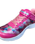 Skechers sneakers da bambina S Lights Litebeams Dance N Glow 10921L NPMT rosa shock