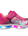 Skechers sneakers da bambina S Lights Litebeams Dance N Glow 10921L NPMT rosa shock