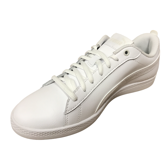 Puma scarpa sneakers da donna Smash v2 L 365208 04 bianco