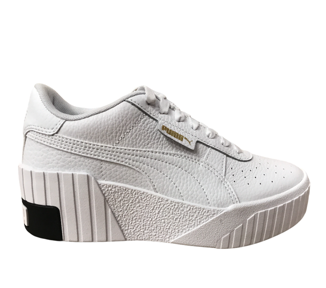 Puma scarpa sneakers da donna Cali Wedge 373438 03 bianco