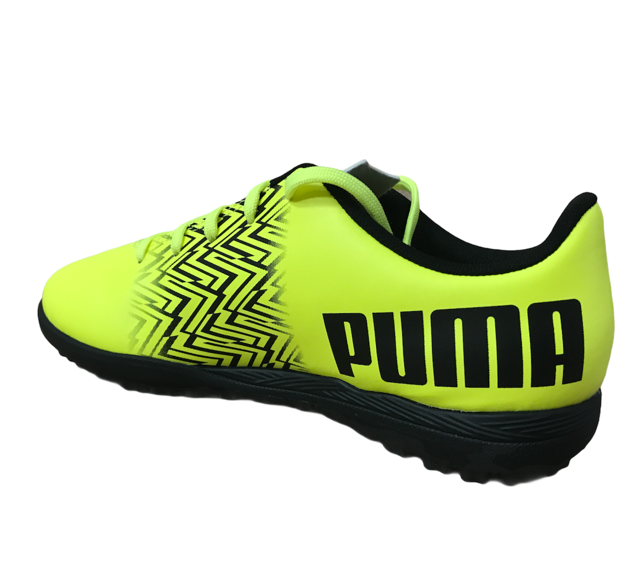 Puma scarpa da calcetto da bambino e ragazzo Tacto TT 106312 01 giallo-nero