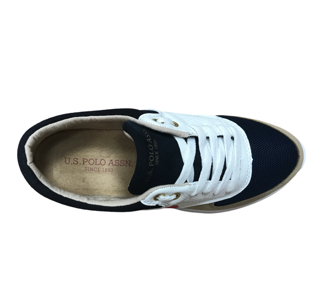 US Polo Assn. scarpa sneakers da uomo Tiziano FAREL4061S8 sabbia blu