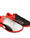 Puma scarpa da calcetto da uomo evoSpeed 5.5 TT 103591 03 black white red