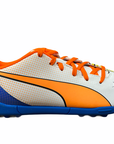 Puma scarpa da calcetto da uomo evoPower 4.2 POP TT 103651 01 bianco-arancio