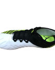 Puma scarpa da calcio da uomo One 5.3 MG 105646 02 bianco-nero-giallo