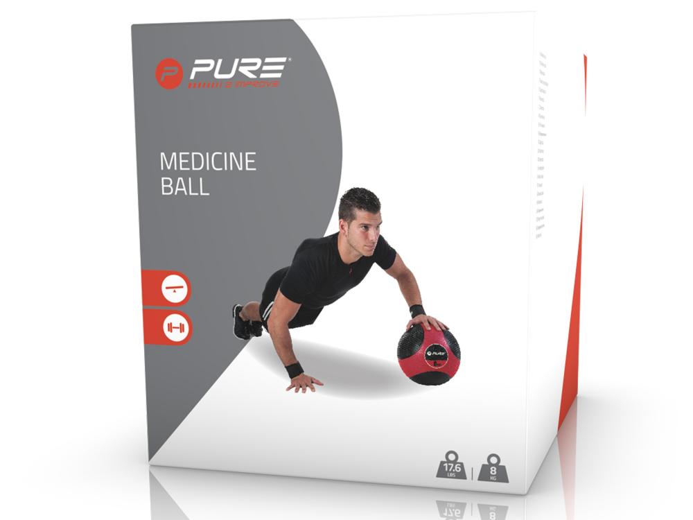 Pure 2Improve Medicine Ball 8kg red black P2I201960 266842