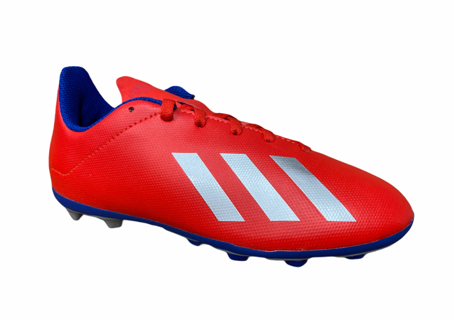 Adidas scarpa da calcio da bambino e ragazzo X 18.4 FxG J BB9379 rosso