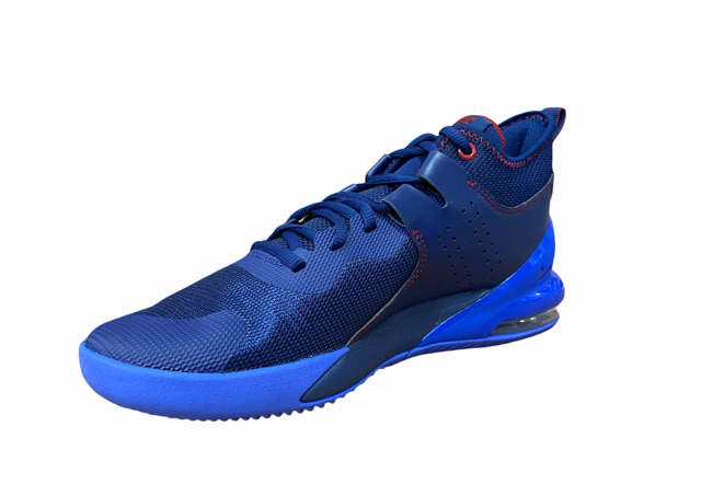 Nike scarpa da basket mid da uomo Air Max Impact CI1396 400 blu-bianco