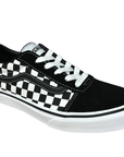 Vans scarpa sneakers da vragazzo a scacchi Ward VN038J9PVJ1 nero-bianco