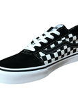 Vans scarpa sneakers da vragazzo a scacchi Ward VN038J9PVJ1 nero-bianco