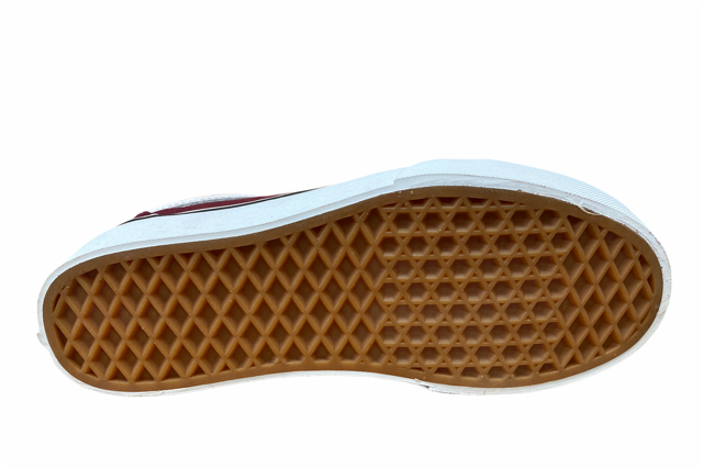 Vans scarpa sneakers da adulti con zeppa Old Skool Platform VN0A3B3U5U71 bordò bianco