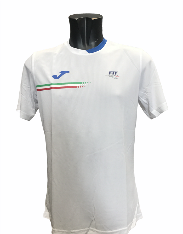 Joma T-shirt Federazione Tennis Italiy FIT101809207 white