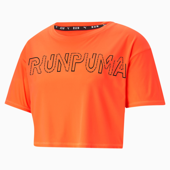 Puma Run Logo SS Tee 520174 01 black