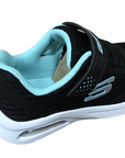 Skechers sneakers da bambina e ragazza Microspec Max 302377L/BLK nero