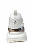 Skechers scarpa sneakers da donna con rialzo al tallone  Rovina Clean Sheen 155046/WHT bianco