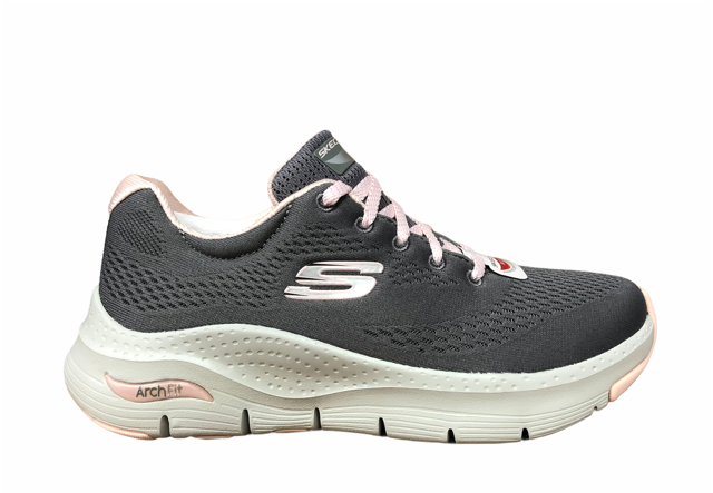 Skechers scarpa sneakers da donna Arch Fit Big Appeal 149057/GYPK grigio-rosa