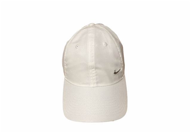 Nike cappello con visiera U NSW Heritage 86 CAP Metal Swoosh 943092 100 bianco