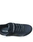 Skechers scarpa da corsa da bambino Go Run 650 Norvo 405035L/BKSL nero argento