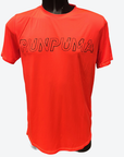 Puma maglietta manica corta da uomo Run Logo 52020384 rosso lava-nero