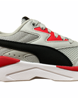 Puma scarpa sneakers da ragazzo X-Ray Lite 374393 13 grigio-nero-rosso