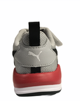 Puma scarpa sportiva da bambino X-Ray Lite AC Inf 374398 13 grigio chiaro-nero-rosso