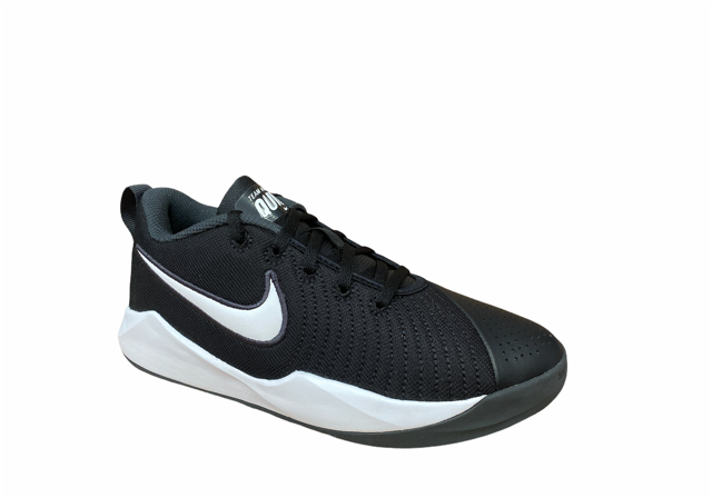 Nike scarpa da basket da ragazzo Team Hustle Quick 2 AT5298 002 nero-bianco