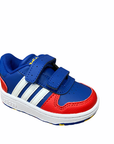 Adidas scarpa sneakers da infante Hoops 2.0CMF I FY9445 blu-rosso-bianco