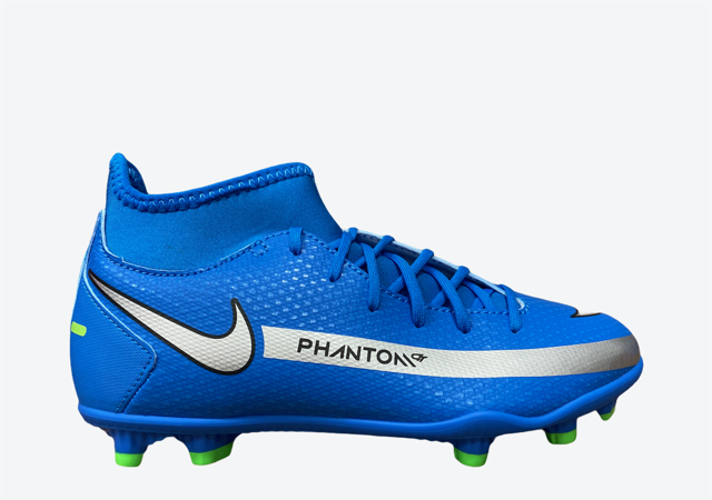 Nike scarpa da calcio Phantom GT Club DF FG/MG Jr CW6727 400 azzurro argento